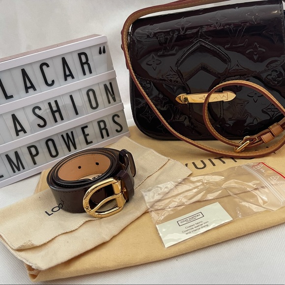 Louis Vuitton 🇫🇷 Vintage Bag & belt 🤎 - Picture 12 of 16